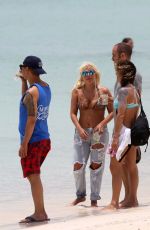 LADY GAGA in Bikini at a Beach in Bahamas 06/14/2015