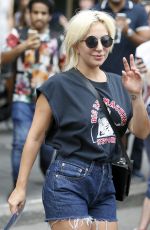 LADY GAGA Leaves Her Apartment in New York 06/23/2015