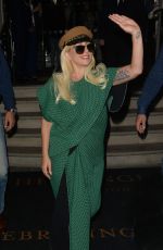 LADY GAGA Leaves Her Hotel in London 06/07/2015
