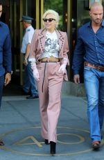 LADY GAGA Leves Her Apartment in New York 06/25/2015