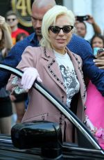 LADY GAGA Leves Her Apartment in New York 06/25/2015