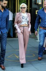 LADY GAGA Leves Her Apartment in New York 06/25/2015