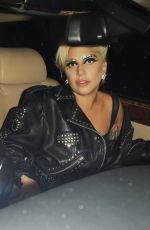 LADY GAGA Night Out in London 06/09/2015