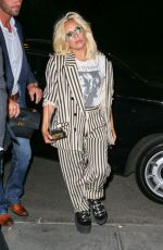 LADY GAGA Night Out in New York 06/18/2015