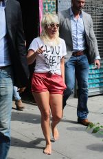 LADY GAGA Out and About in New York 06/19/2015