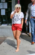 LADY GAGA Out and About in New York 06/19/2015