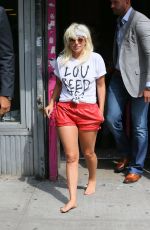 LADY GAGA Out and About in New York 06/19/2015