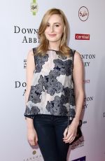 LAURA CARMICHAEL at An Afternoon with Downton Abbey Talent Panek in Beverky Hills