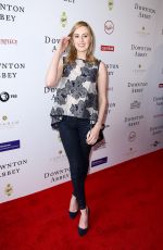 LAURA CARMICHAEL at An Afternoon with Downton Abbey Talent Panek in Beverky Hills