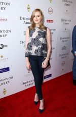 LAURA CARMICHAEL at An Afternoon with Downton Abbey Talent Panek in Beverky Hills