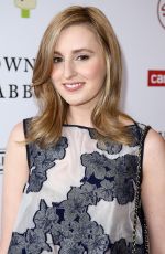 LAURA CARMICHAEL at An Afternoon with Downton Abbey Talent Panek in Beverky Hills