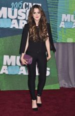 LAURA MARANO at 2015 CMT Music Awards in Nashville