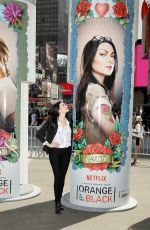 LAURA PREPON at Times Square in New York 06/10/2015