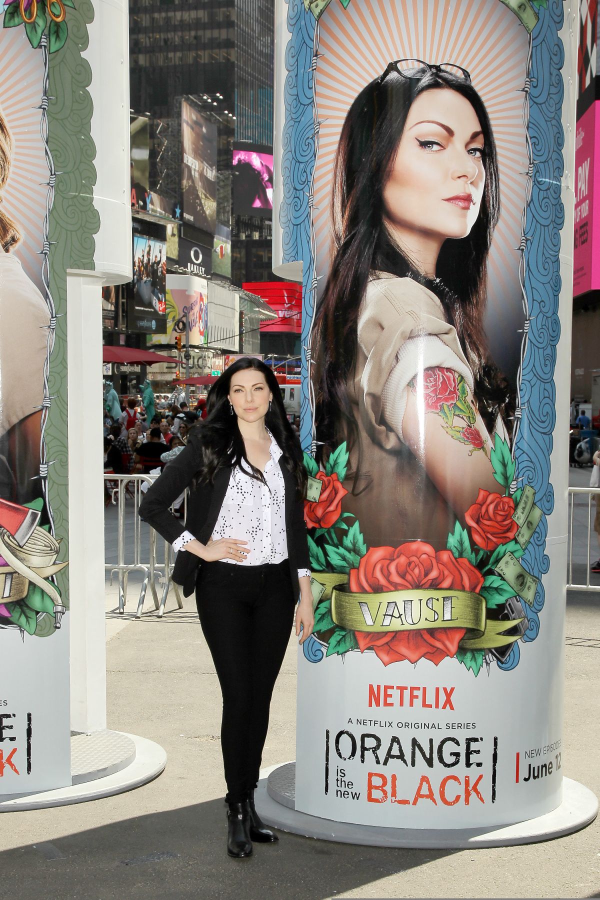 Laura Prepon At Times Square In New York 06102015 Hawtcelebs