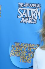 LAURA VANDERVOORT at 2015 Saturn Awards in Burbank