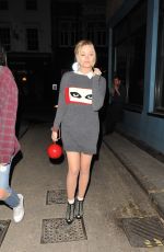 LAURA WHITMORE Arrives at the Groucho Club in London 06/03/2015