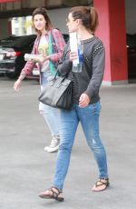 LEA MICHELE Leaves a Studio in Hollywood 06/09/2015
