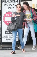 LEA MICHELE Leaves a Studio in Hollywood 06/09/2015