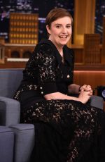 LENA DUNHAM at The Tonight Show With Jimmy Fallon 06/12/2015