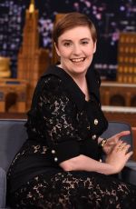 LENA DUNHAM at The Tonight Show With Jimmy Fallon 06/12/2015