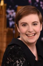 LENA DUNHAM at The Tonight Show With Jimmy Fallon 06/12/2015