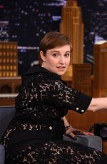 LENA DUNHAM at The Tonight Show With Jimmy Fallon 06/12/2015