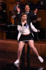 LENA DUNHAM at The Tonight Show With Jimmy Fallon 06/12/2015