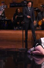 LENA DUNHAM at The Tonight Show With Jimmy Fallon 06/12/2015