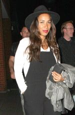 LEONA LEWIS Out for Dinner in Liverpool 06/03/2045