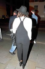 LEONA LEWIS Out for Dinner in Liverpool 06/03/2045