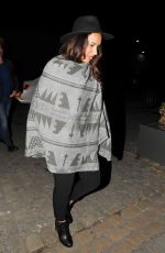 LEONA LEWIS Out for Dinner in Liverpool 06/03/2045