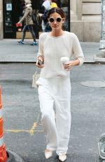 LILY ALDRIDGE Out and About in New York 06/01/2015