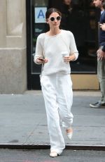 LILY ALDRIDGE Out and About in New York 06/01/2015