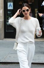 LILY ALDRIDGE Out and About in New York 06/01/2015