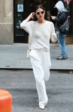LILY ALDRIDGE Out and About in New York 06/01/2015