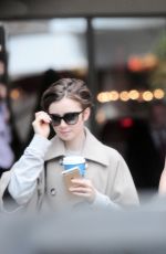 LILY COLLINS and Jamie Campbell Bower Out and About in London 06/25/2015