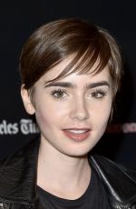 LILY COLLINS at Fast Times at Ridgemont High Live Read at LA Film Festival