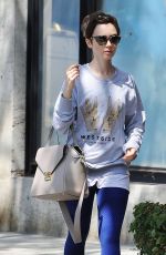 LILY COLLINS Leaves CVS Pharmacy in Los Angeles 06/16/2015