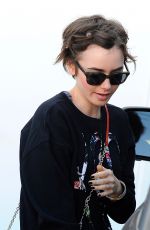 LILY COLLINS Out and About in Los Angeles 06/02/2015