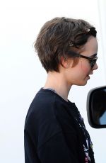 LILY COLLINS Out and About in Los Angeles 06/02/2015