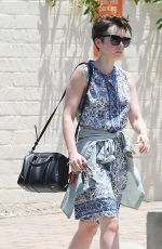 LILY COLLINS Out and About in Los Angeles 06/15/2015