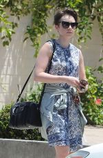 LILY COLLINS Out and About in Los Angeles 06/15/2015