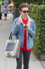 LILY COLLINS Out and About in West Hollywood 06/11/2015