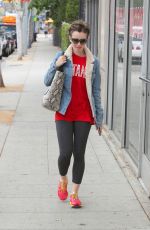 LILY COLLINS Out and About in West Hollywood 06/11/2015