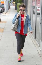 LILY COLLINS Out and About in West Hollywood 06/11/2015