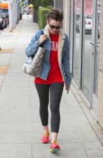 LILY COLLINS Out and About in West Hollywood 06/11/2015