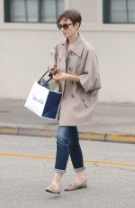LILY COLLINS Out Shopping in Beverly Hills 06/09/2015