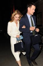 LILY JAMES Night Out in London 06/22/2015