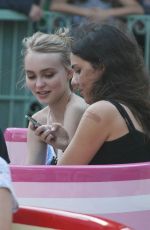 LILY-ROSE DEPP at Disneyland in Anaheim 06/13/2015