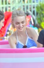 LILY-ROSE DEPP at Disneyland in Anaheim 06/13/2015